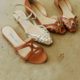 PELLICO SHOP “CAMEL&GOLD” SANDALS