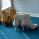 ELEGANT BACK ZIP SHORT BOOTS