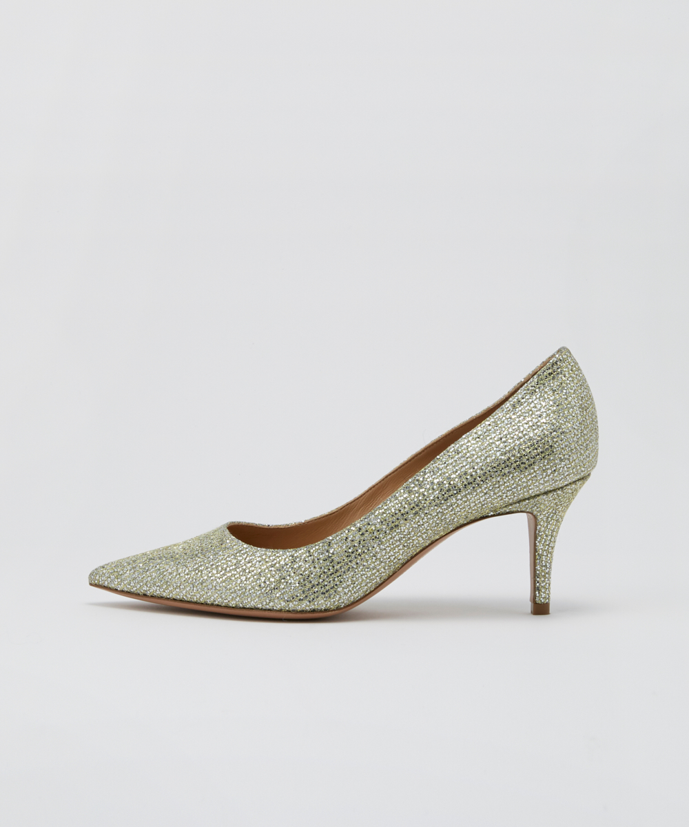 ANIMA 6.5cm パンプス GOLD