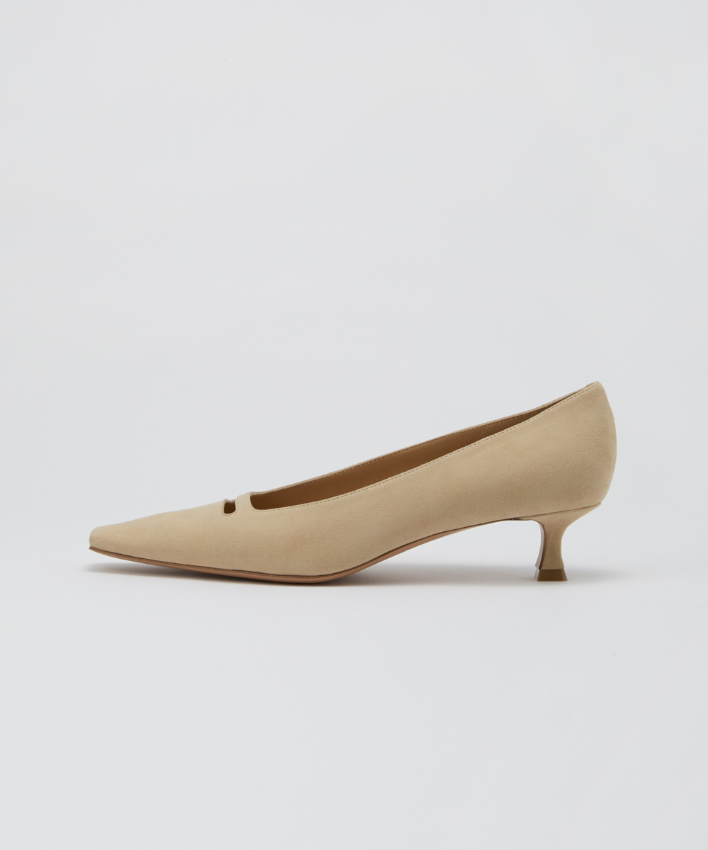 DAMA アネッリソレッラ 3.5cm パンプス BEIGE