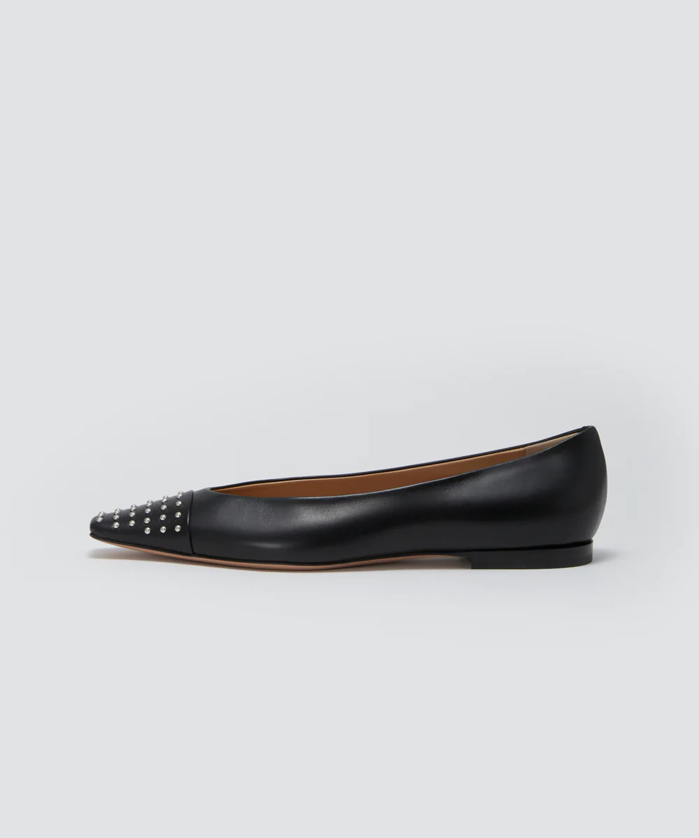 DAMA ピッコロスタッズ パンプス 1.0CM BLACK