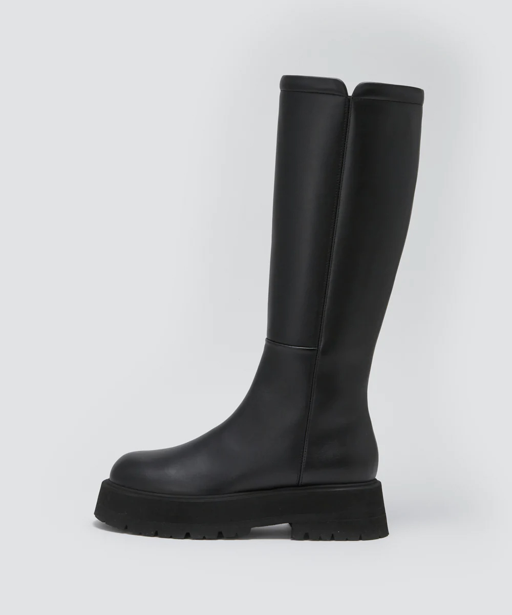 MAX 2.0CM ロングブーツ BLACK