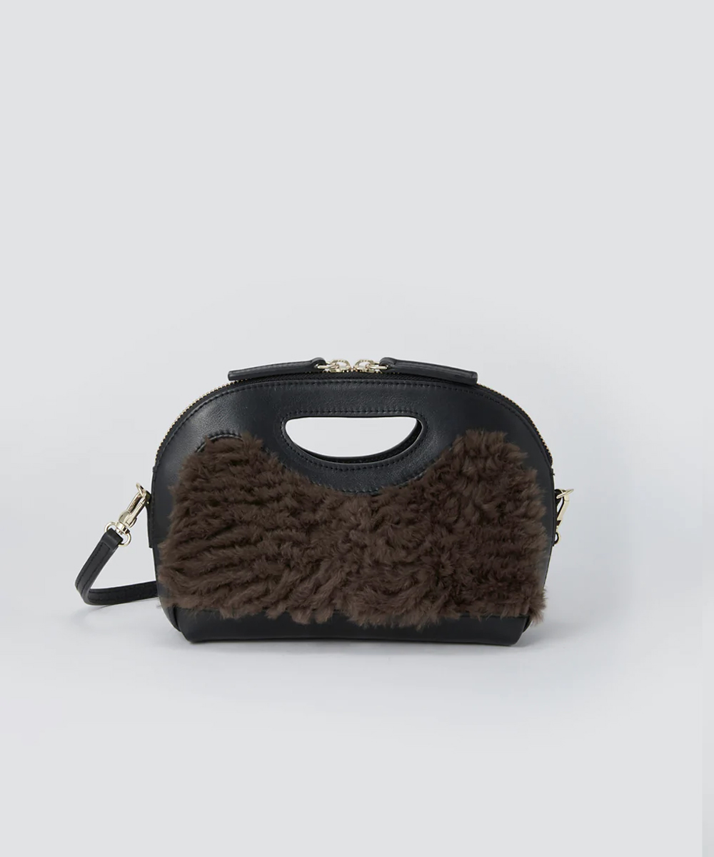 ANELLI チェスト MINIME バッグ BROWN/BLACK