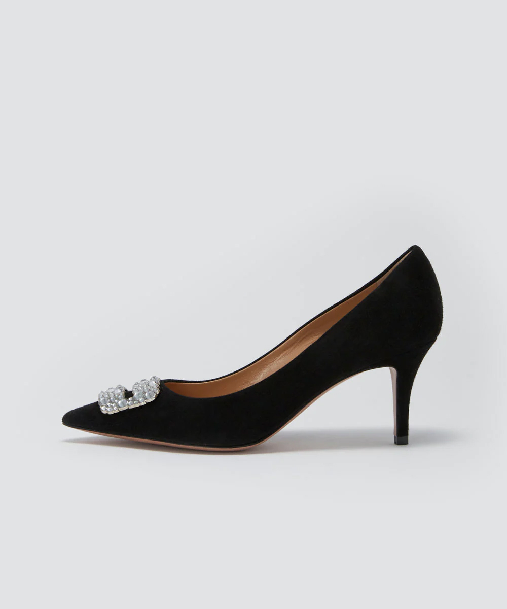 ANIMA アネッリフィッビア パンプス 6.5CM BLACK