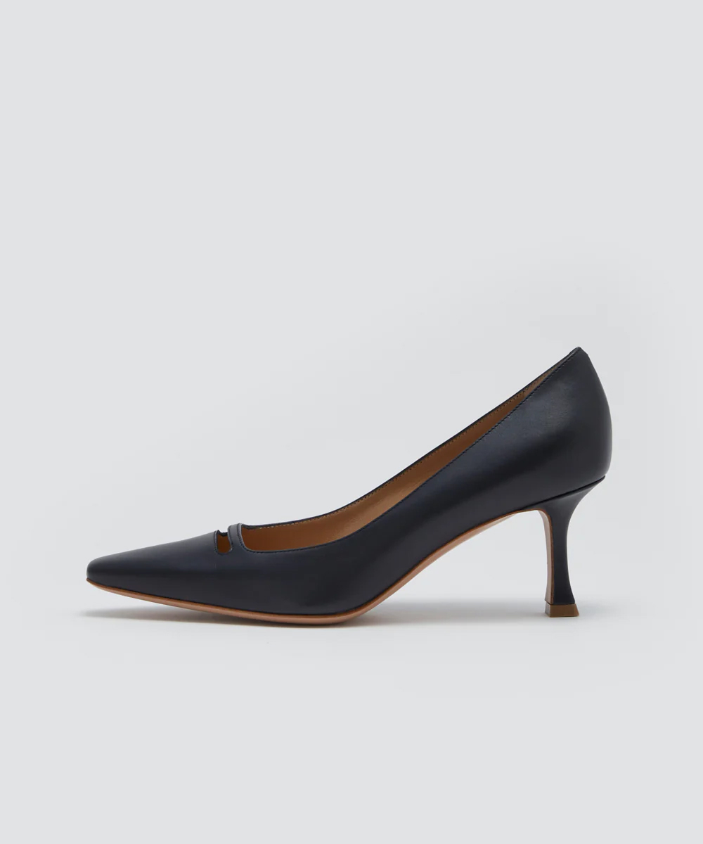 VENERE アネッリソレッラ パンプス 6.5CM NAVY
