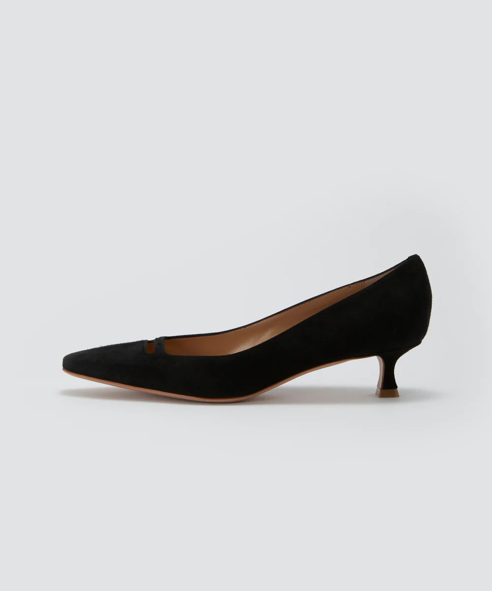 VENERE アネッリソレッラ パンプス 3.5CM BLACK