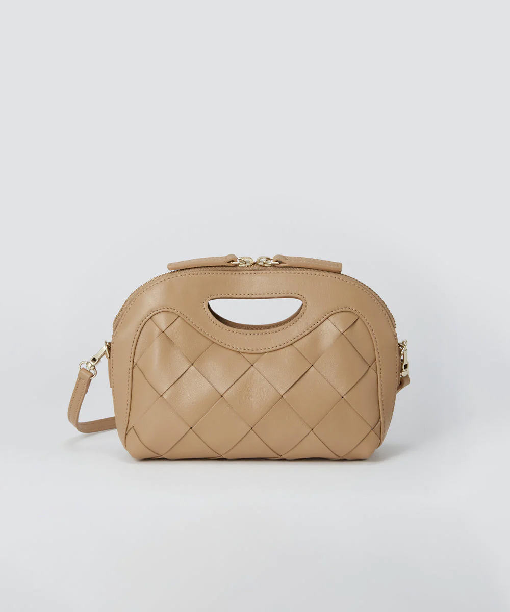 ANELLI INTRECCIATO MINIME バッグ CAPPUCCINO