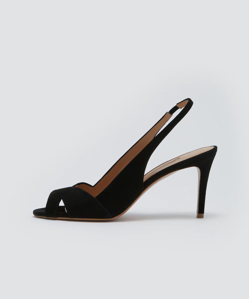 RIOPEN クロス サンダル 8.0CM BLACK