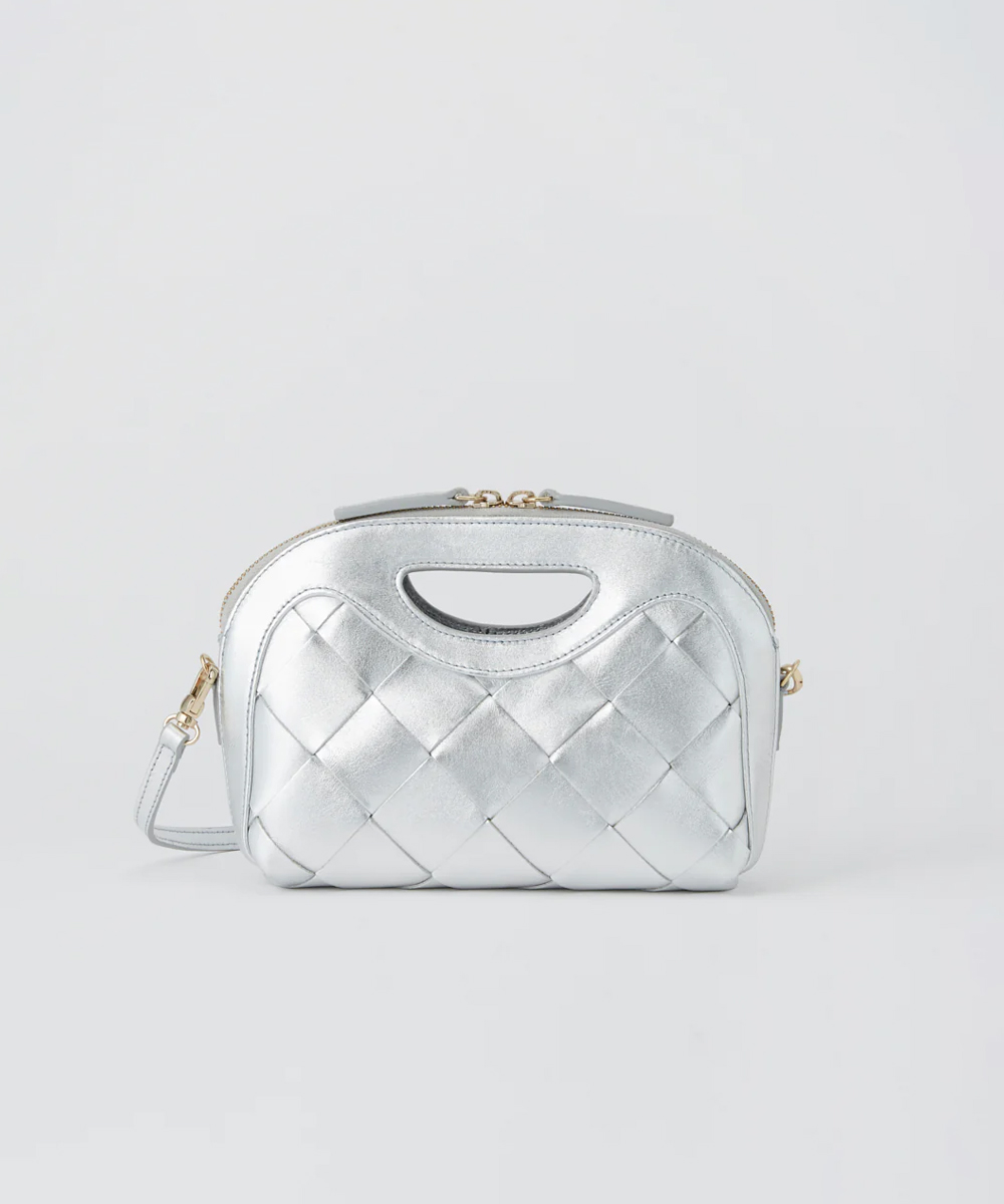 ANELLI INTRECCIATO MINIME バッグ SILVER