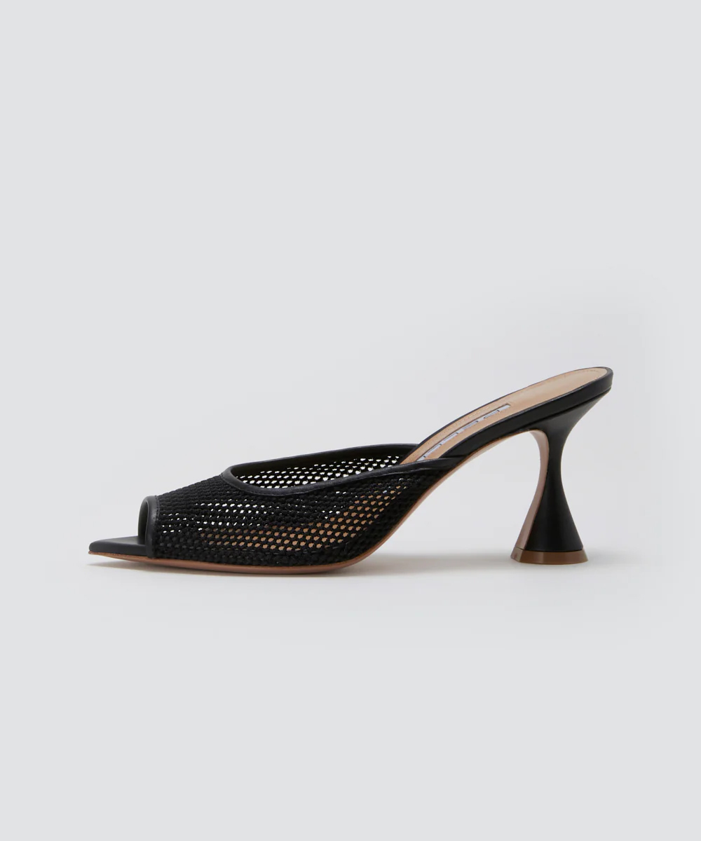 MARINE メッシュ サンダル 8.0CM BLACK