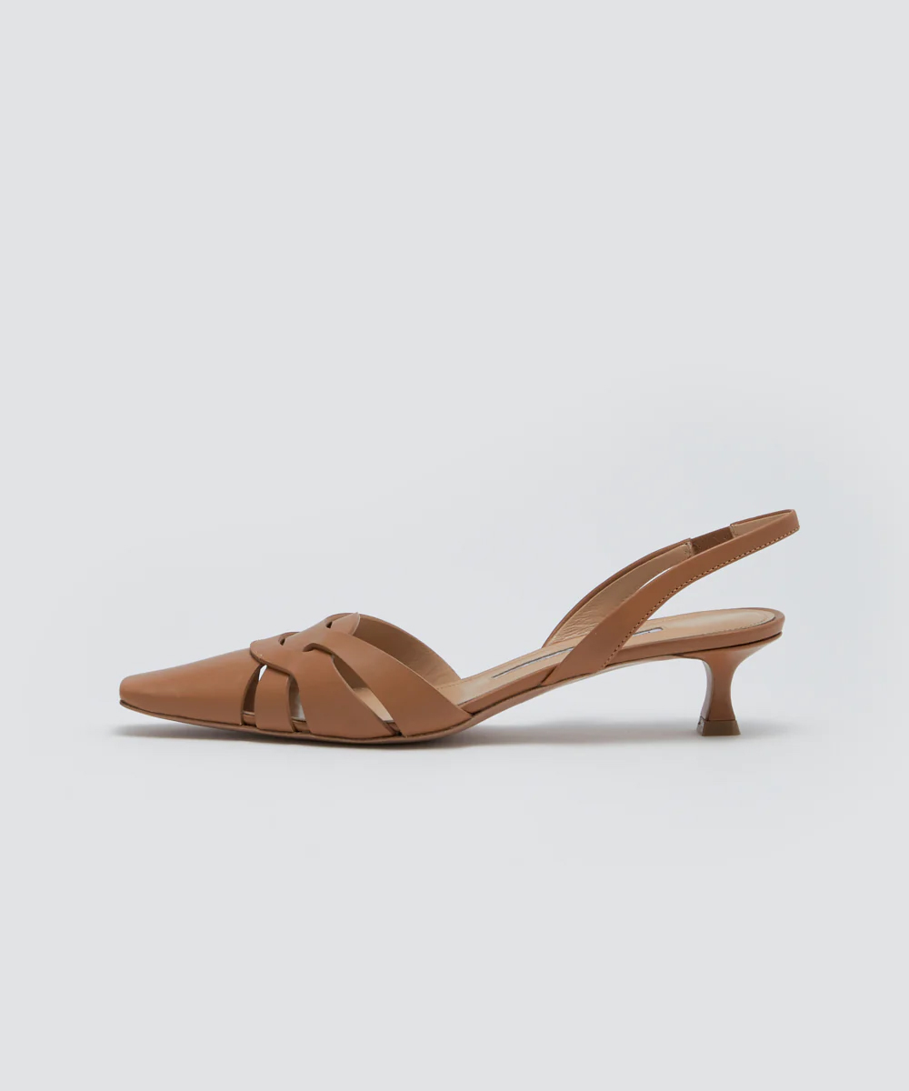 DAMA レガータ バックスリング パンプス 3.5CM CLAY