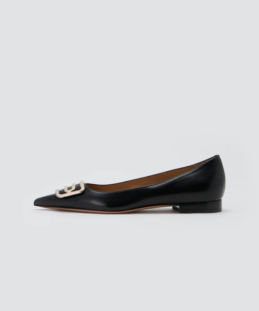 CUORE デュエ アネッリ スムース パンプス 1.0CM BLACK