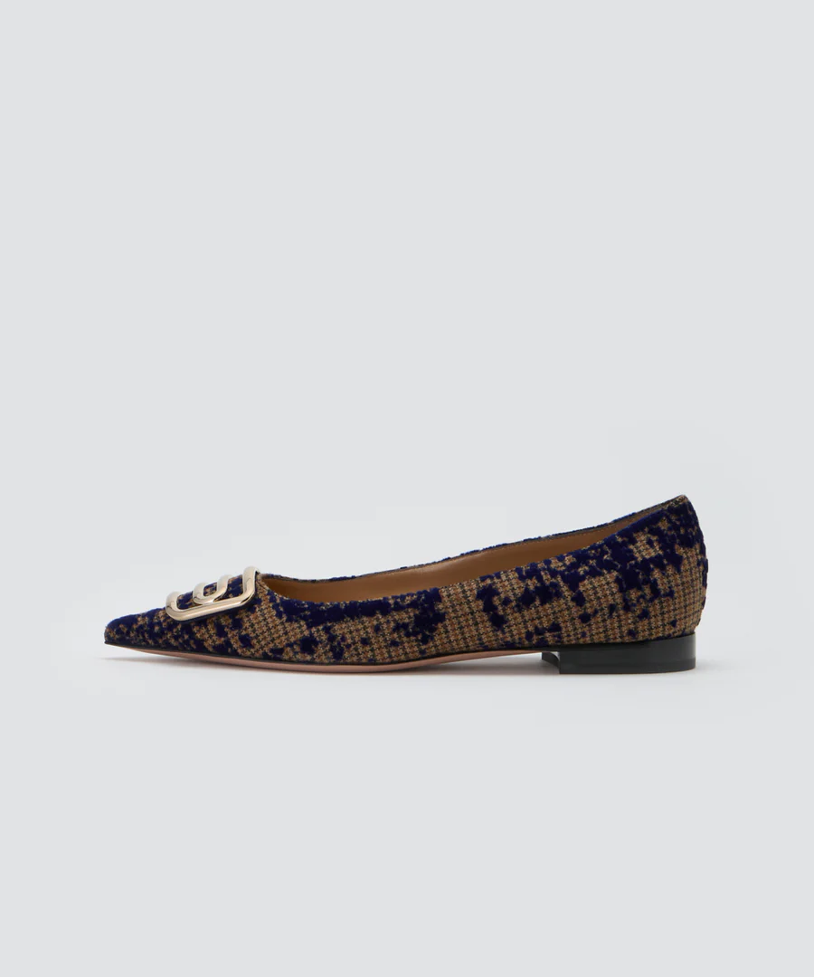 CUORE デュエ アネッリ グランジ パンプス 1.0cm NAVY