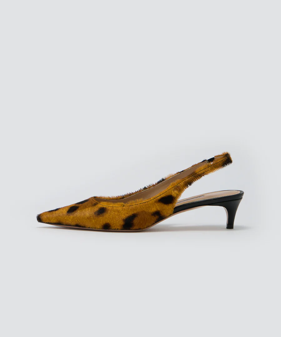 CUORE バックスリング パンプス 3.5CM LEOPARD