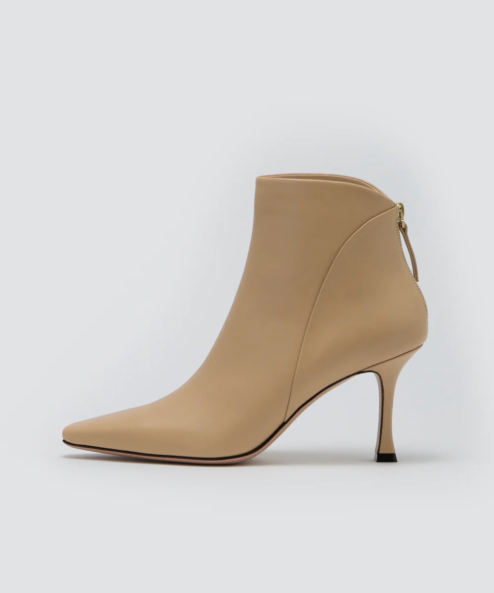 VENERE ショートブーツ 8.0CM BUTTER MILK