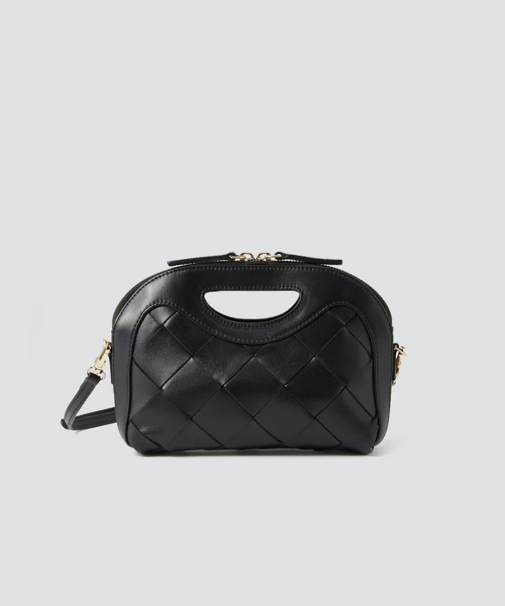 ANELLI INTRECCIATO MINIME バッグ BLACK