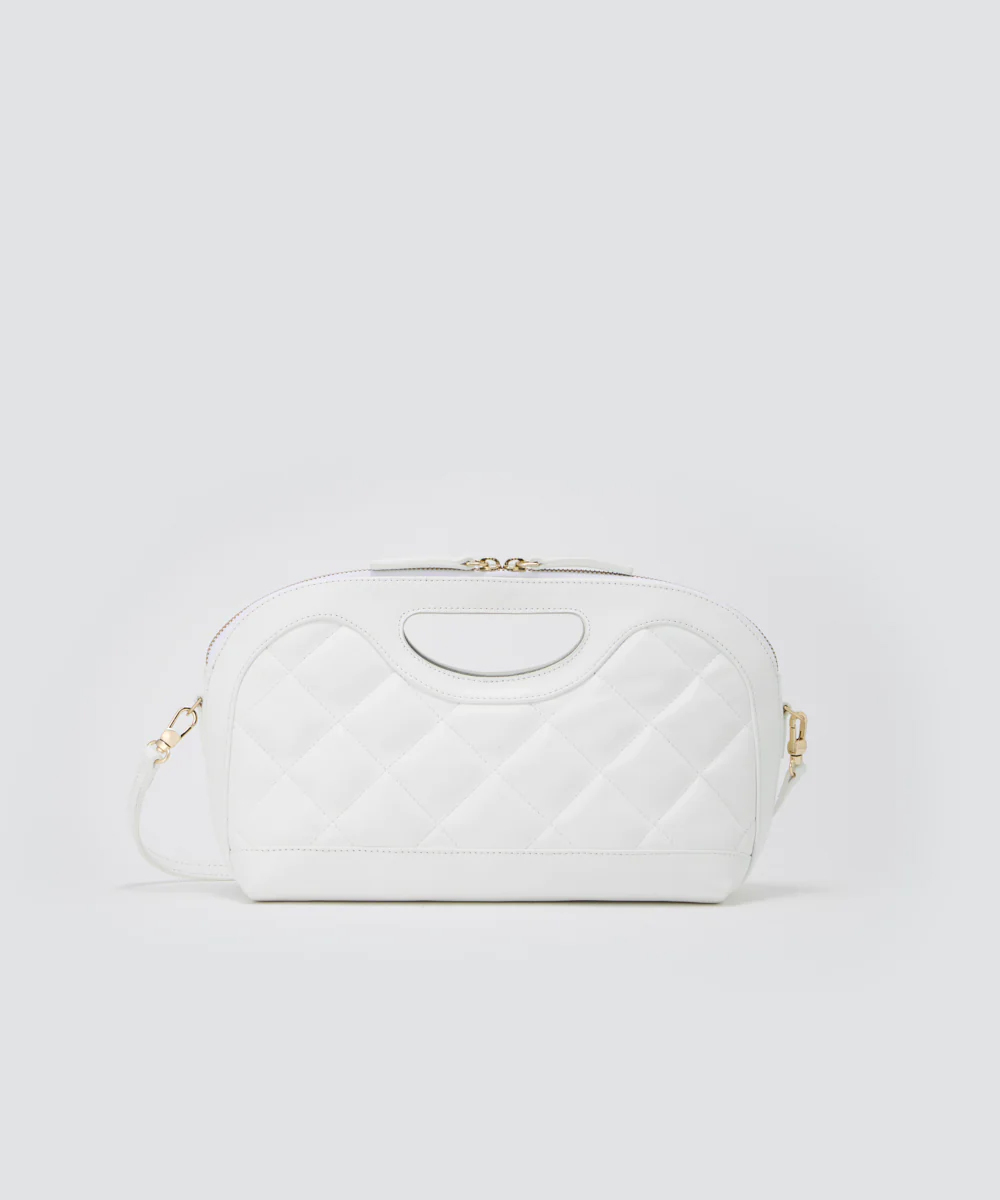 ANELLI CESTO MINI QUILTING バッグ WHITE