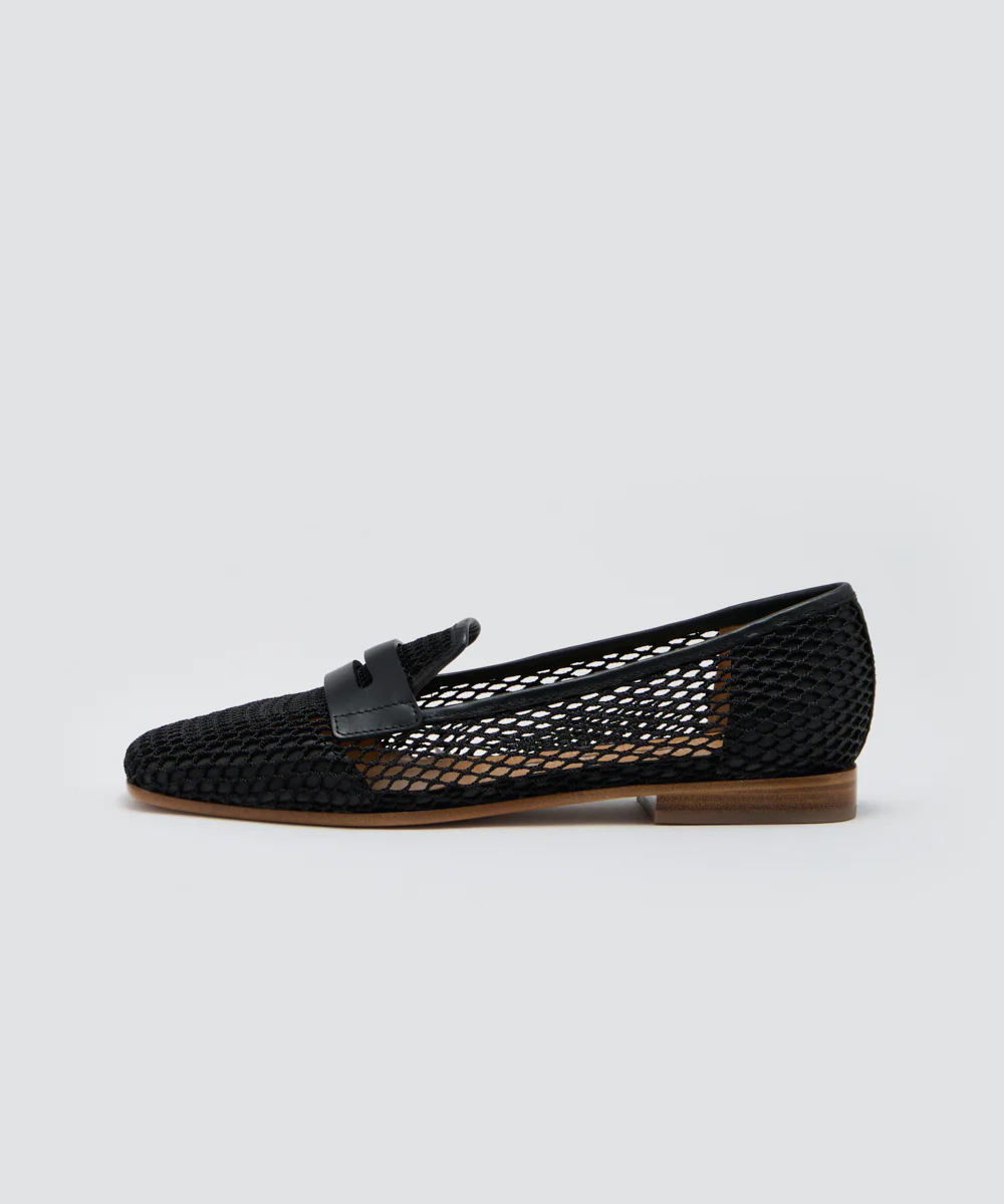 CLIO メッシュ ローファー 1.0CM BLACK