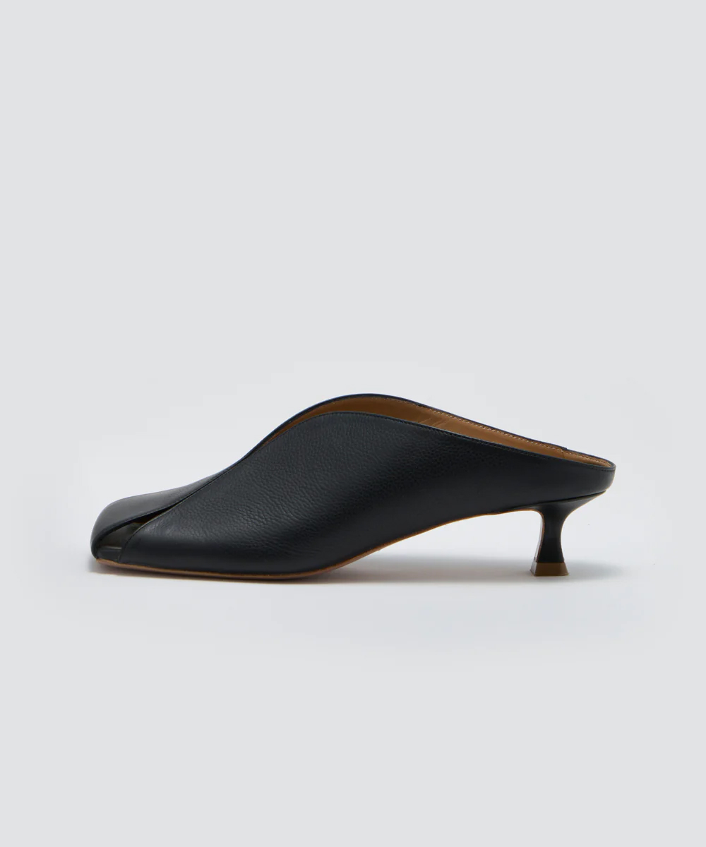 ALICE ミュール 3.5CM BLACK