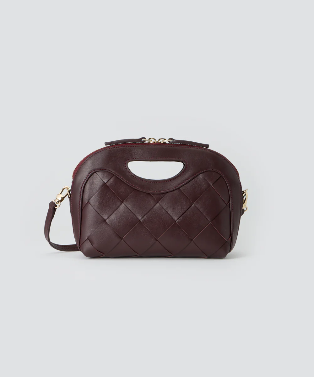 ANELLI INTRECCIATO MINIME バッグ WINE