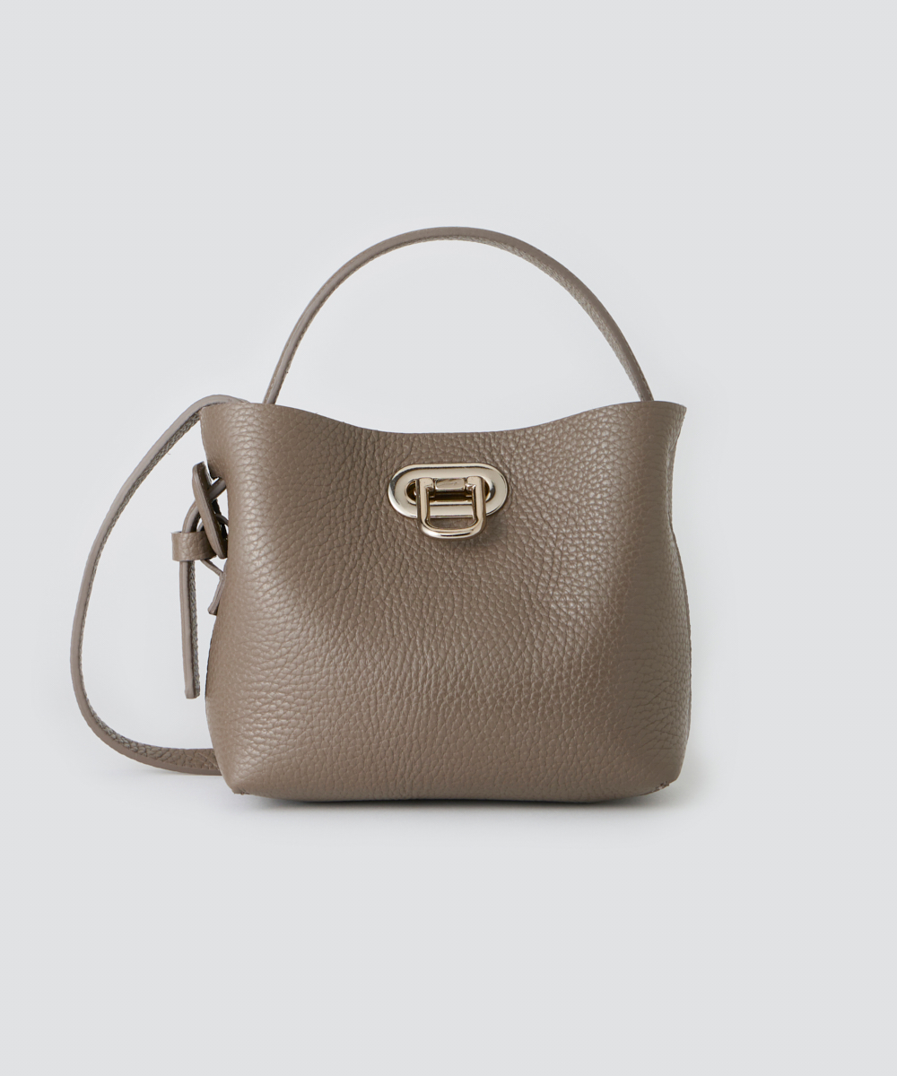 ANELLI TURNLOCK バッグ TAUPE