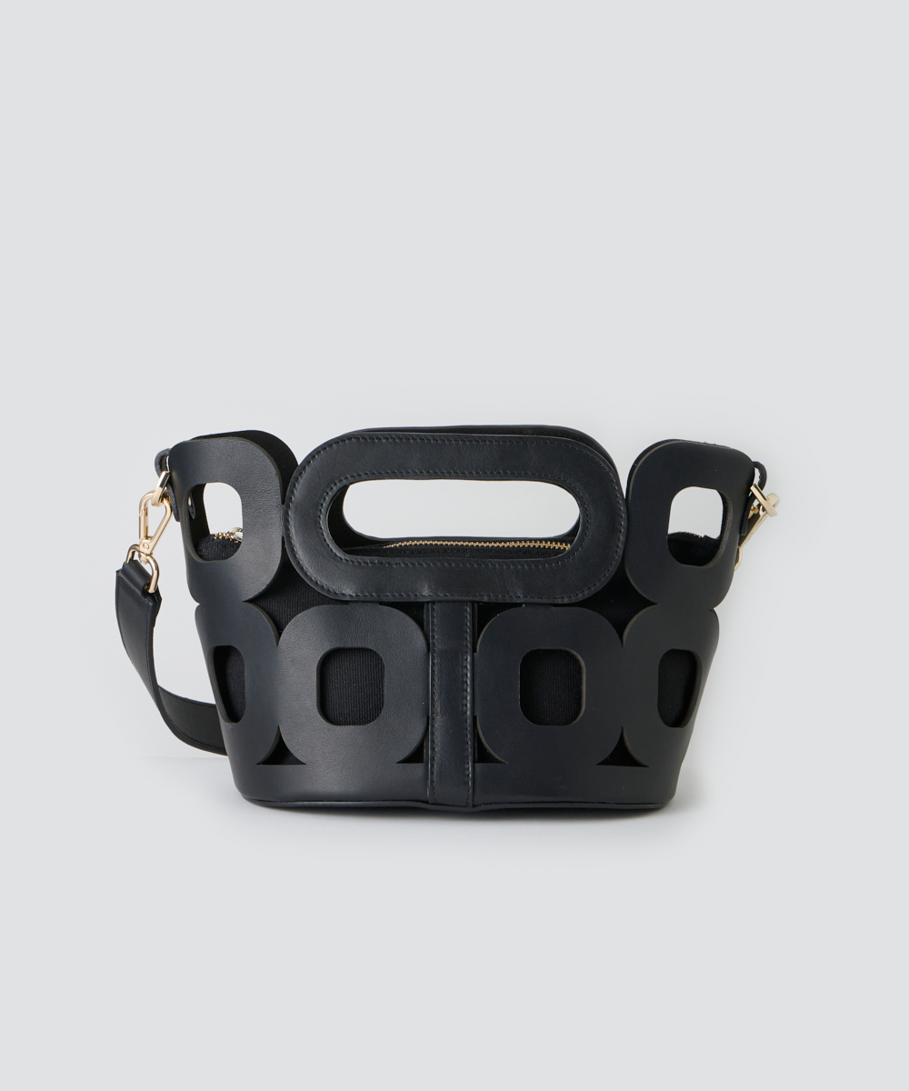 NEW ANELLI HANDLES MINI バッグ BLACK