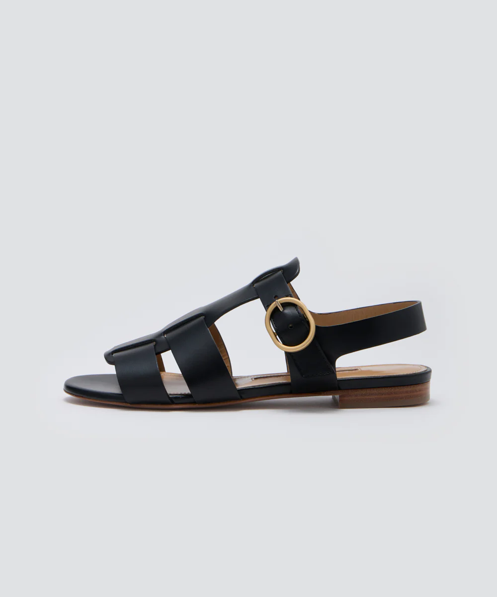 SAMI グルカサンダル 1.0cm BLACK