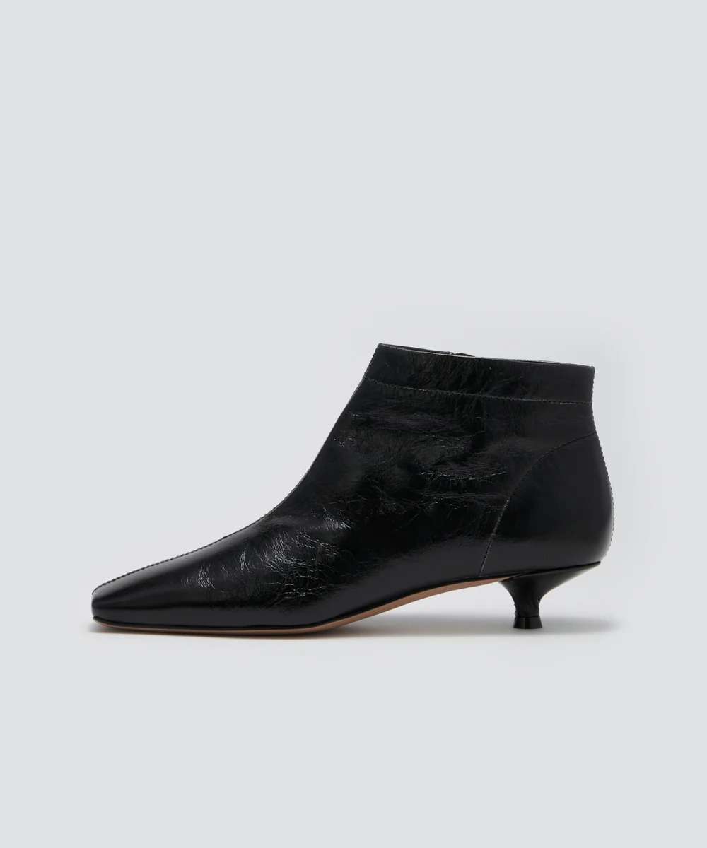 NORA ショートブーツ 3.0cm BLACK
