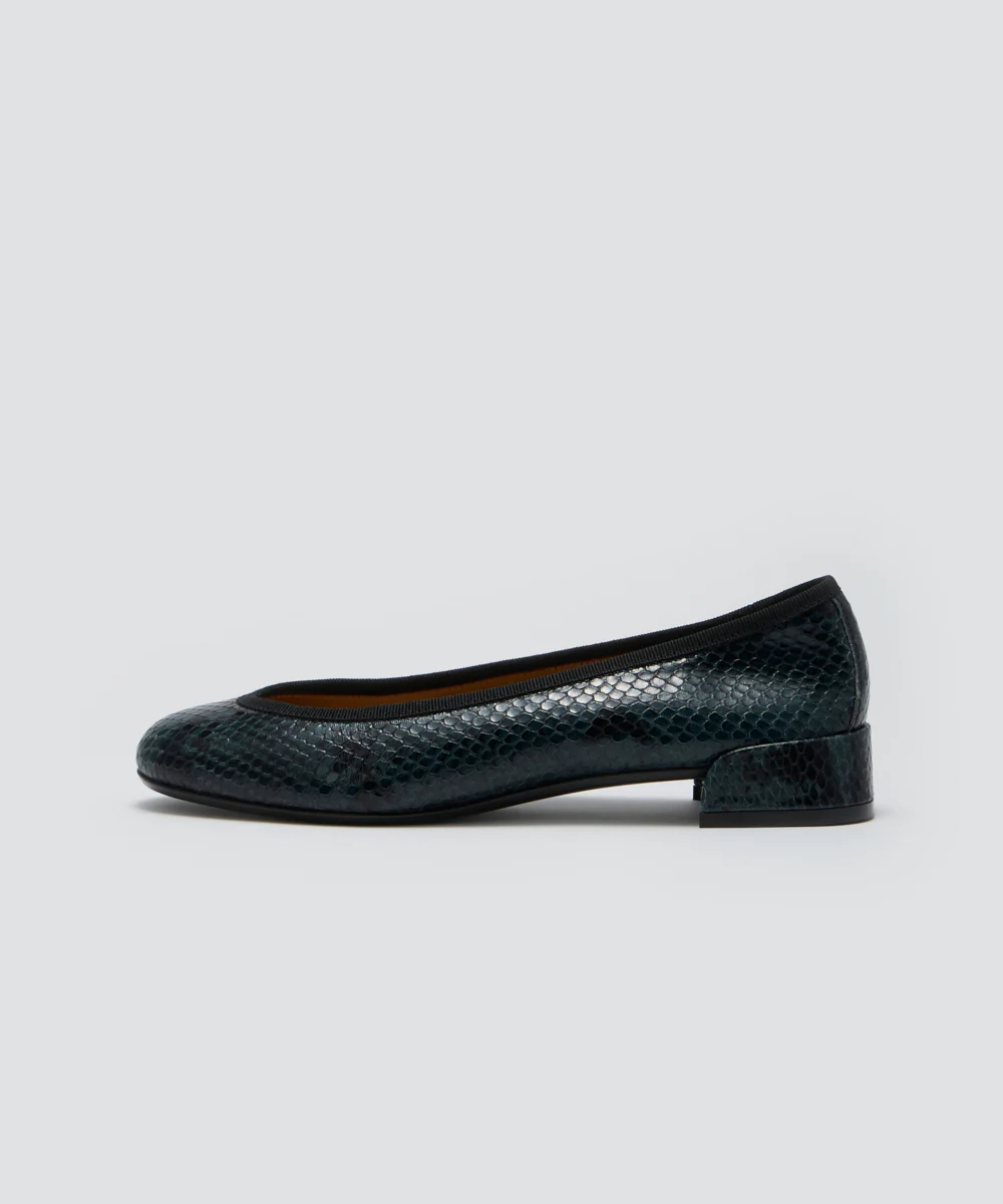 TAPA パンプス 2.5cm PYTHON BLUE