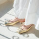 NORA ANELLI BACK SLING PUMPS